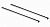 Алюминиевая дуга аэродинамический профиль L=1100 (2 шт) арт. 8827