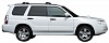 Багажник на крышу Whispbar Subaru Forester 2003-2008