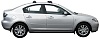 Багажник на крышу Whispbar Mazda 3 SD 2004-2008