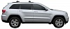 Багажник Whispbar на инт. рейлинги Jeep Grand Cherokee 2011-