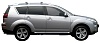 Багажник Whispbar на рейлинги Peugeot 4007 2007-