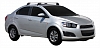 Багажник на крышу Whispbar Chevrolet Aveo SD 2014-