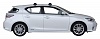 Багажник Whispbar на крышу Lexus CT 200 2011-