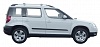 Багажник Whispbar на рейлинги Skoda Yeti 2009-