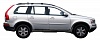 Багажник Whispbar на рейлинги Volvo XC90 2003-
